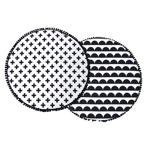Okrągła, dwustronna mata do zabawy od Nukko Design