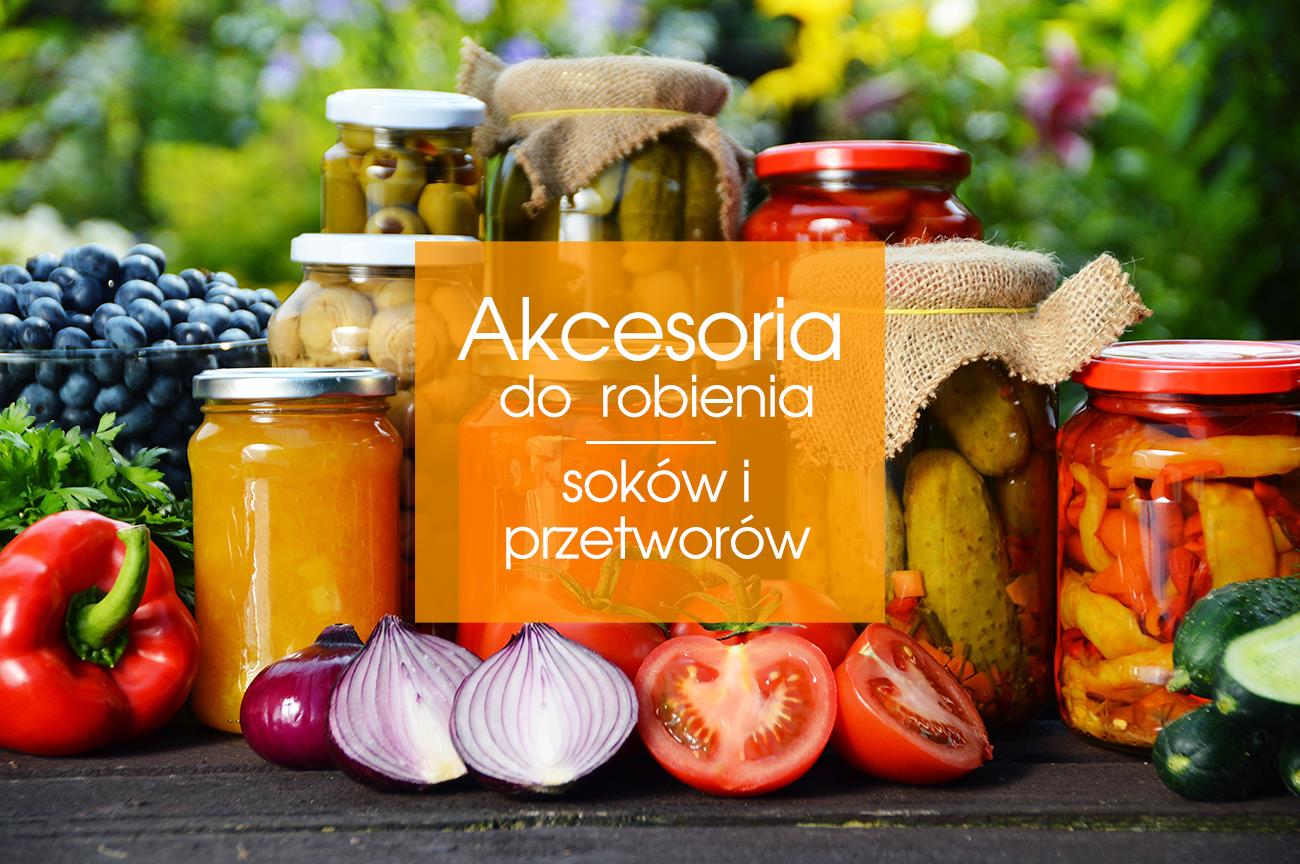 Pomocne akcesoria do robienia soków, sałatek i przetworów 