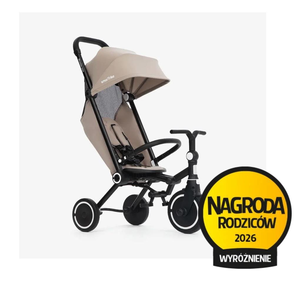 Smart Trike Rowerek z funkcją wózka- Wonder MAX